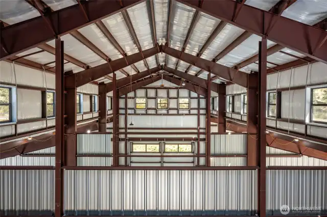 Imagine a private apartment on the upper level.