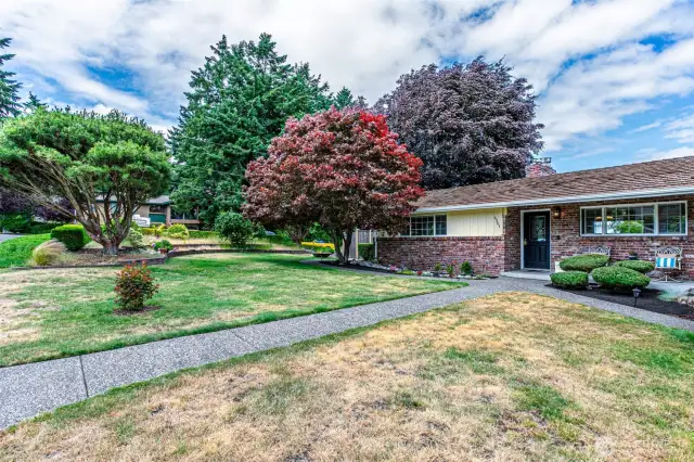 Front of home - large yard!