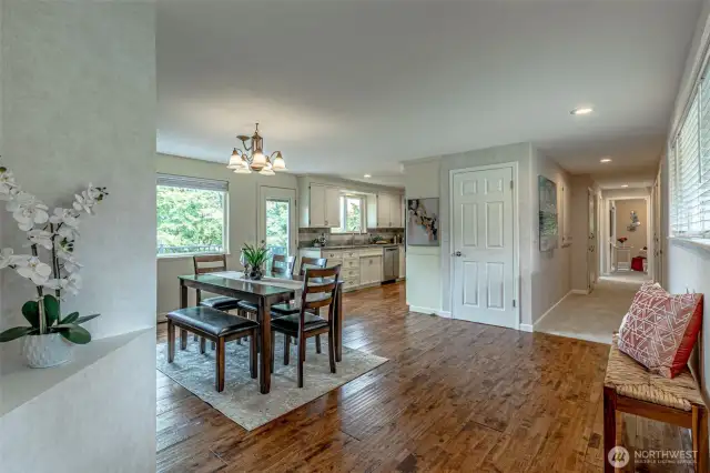 Main dining area / kitchen