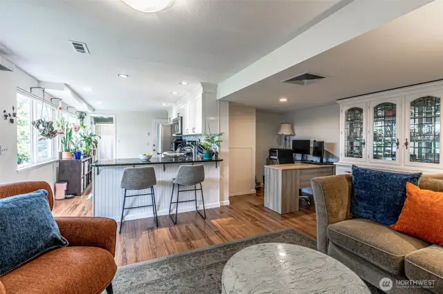 ADU kitchen w/eating space