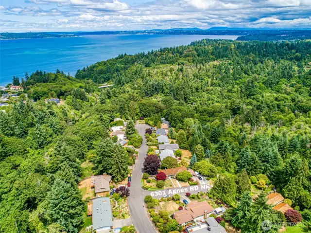 Aerial view of area