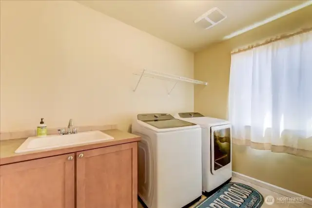 Convenient Upper Level Laundry