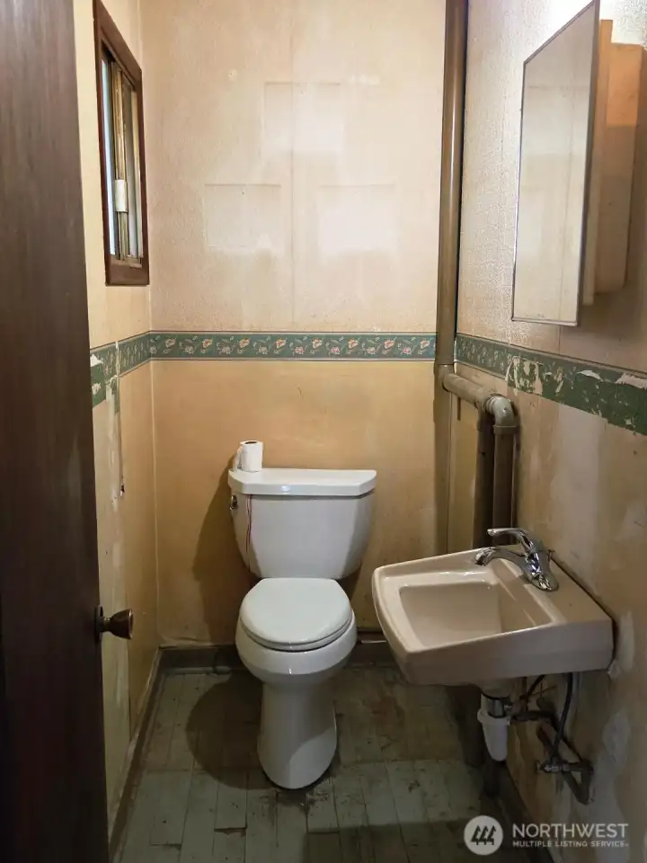 and a first story Half Bath