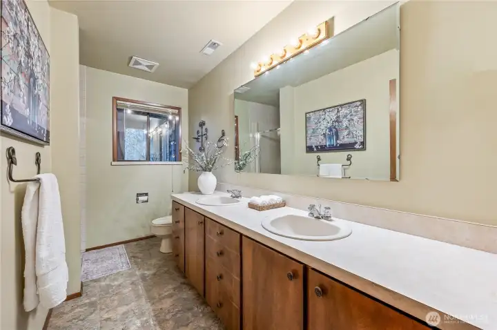 Lower level ADU bathroom