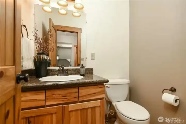 Half bath located on the main floor.