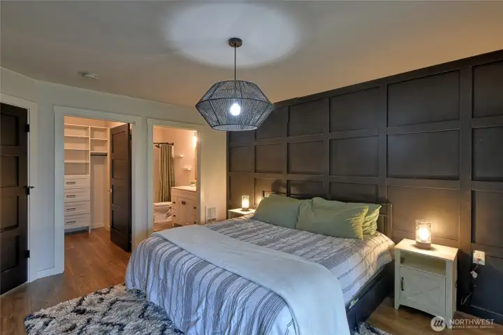 Primary bedroom is huge