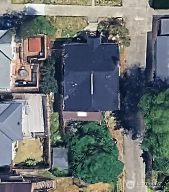 View of the lot from above