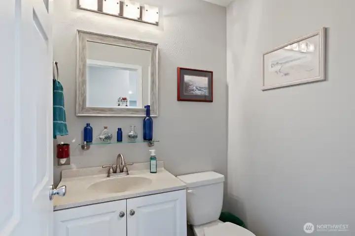 Downstairs half bath!