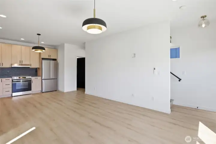 Spacious open concept main level living.