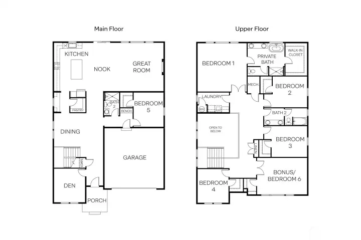 The Brighton plan by D.R Horton offers 3657 square feet of luxury living.  Only 3 available in entire community.