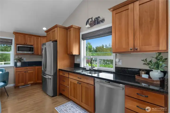 Spacious kitchen