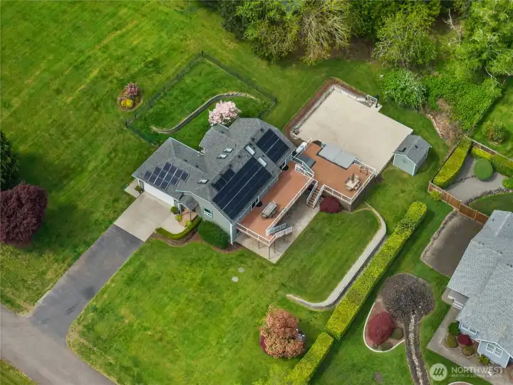 Overhead aerial. So much to offer!