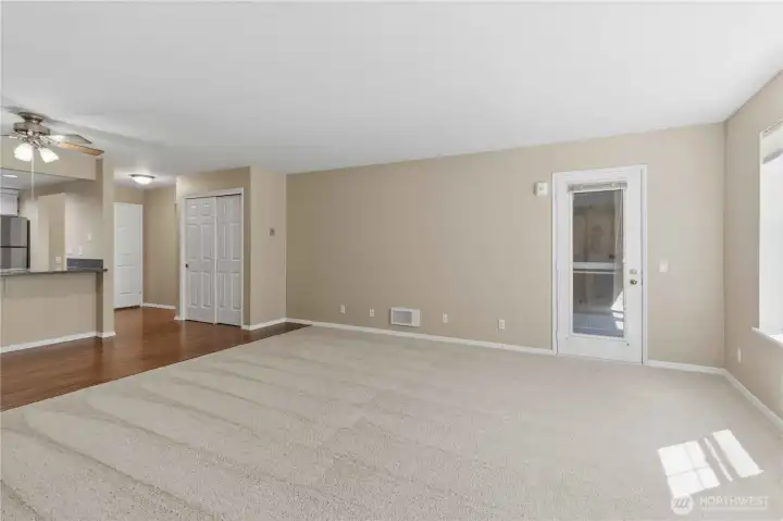 convenient door to  patio