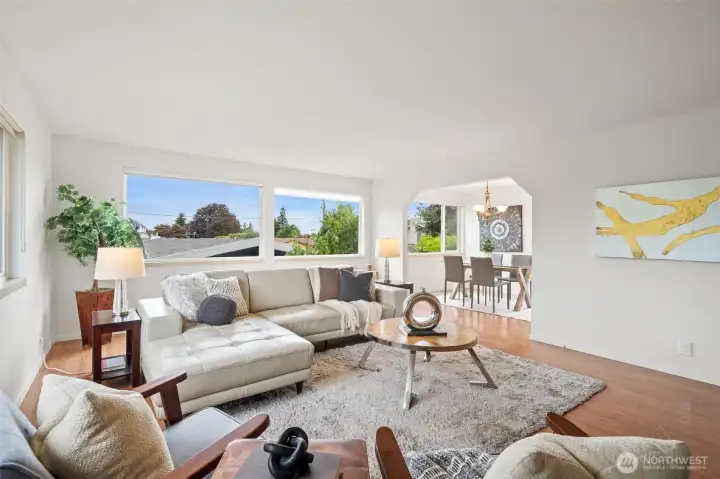 Living room with views for miles! Living room with views for miles!