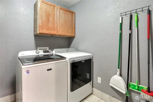 Main house utility room. Everything in the main house is on one level for easy living.