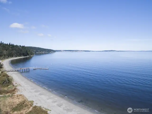 Kala Point's sugar sand beach.
