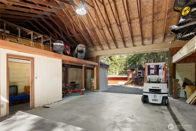 Carport with storage and access to home