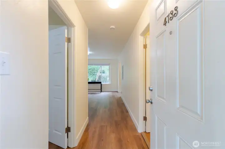 Entry into Unit 4733/Welcome Home!
