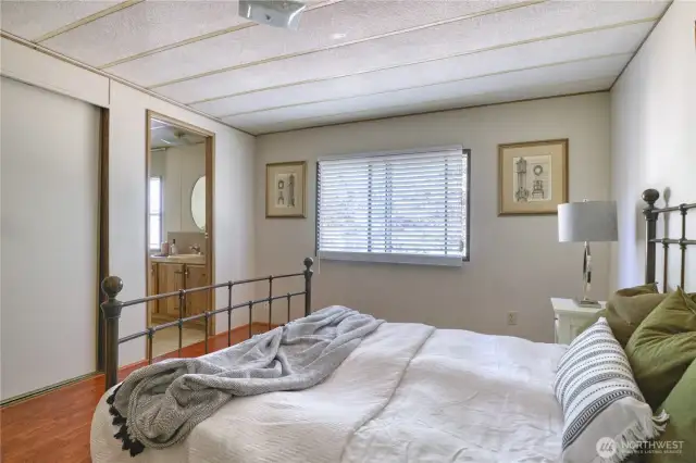 Primary bedroom with large closet