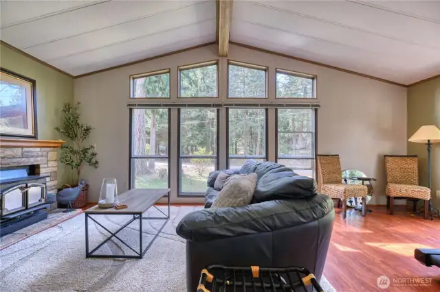 Bright and spacious living area