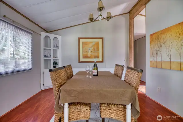 Dining area with ample light