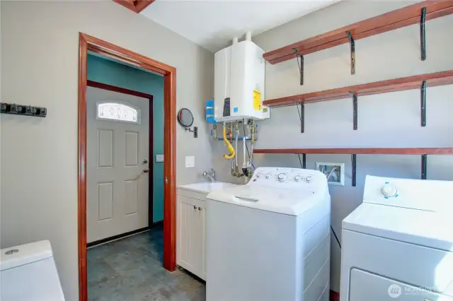 Laundry room is also .5 bathroom.