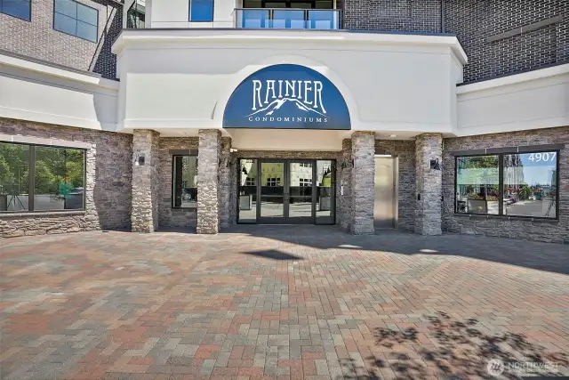 The Rainier Condominium building. This is a very secure building with locked doors and gated garages.