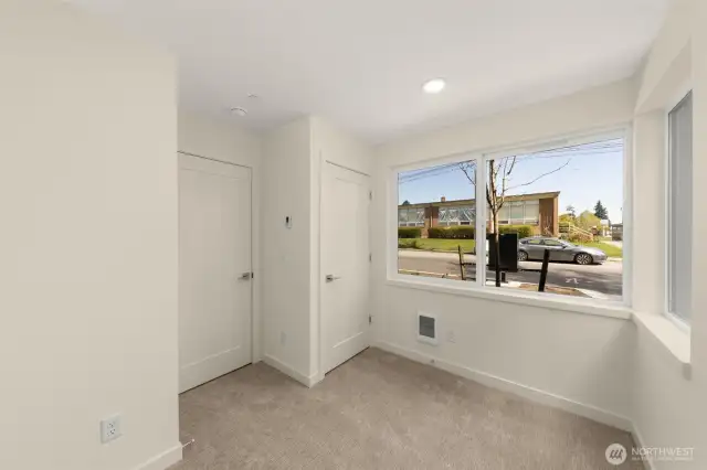 Photos of model home with similar finishes & floor plan.