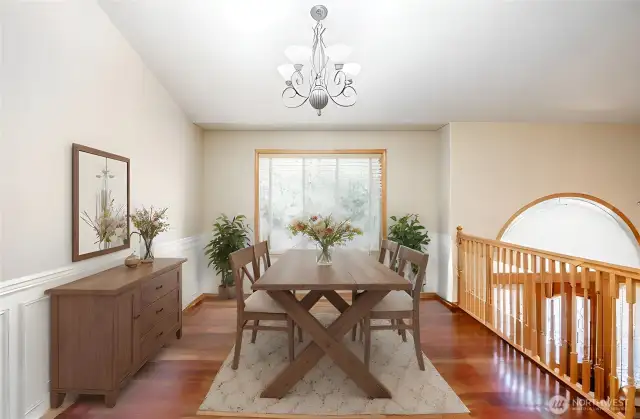 Virtually Staged Formal Dining Room