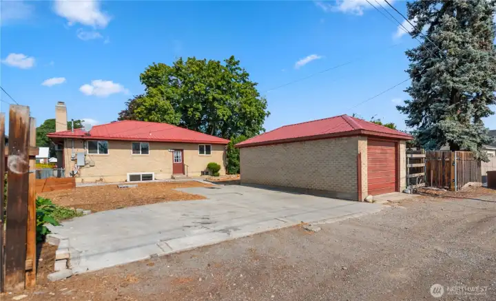 At the back of home is the separate entrance, layout offers potential for a duplex setup or private access for multi-generational living.