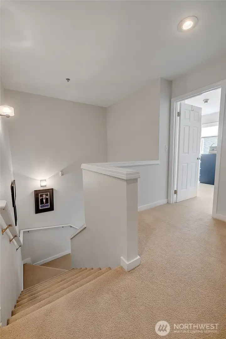 Upper level landing.