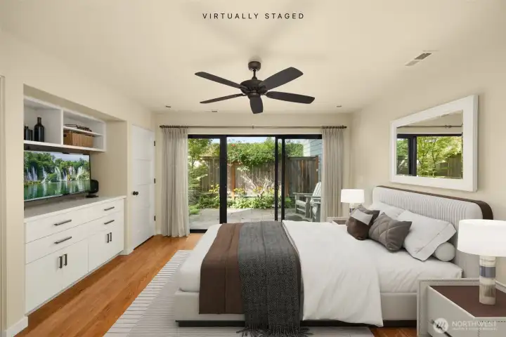 Virtually staged. Large primary suite that can double as flex space.