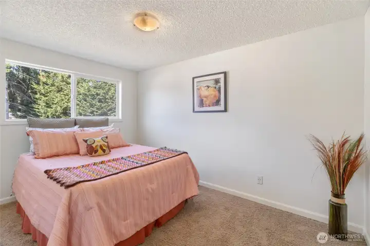 Heading upstairs to the bedroom on the left ...
