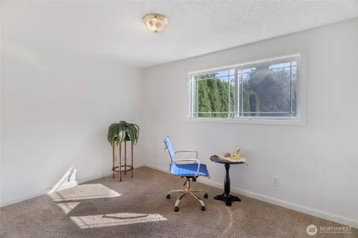 Upstairs bedroom on the right ...