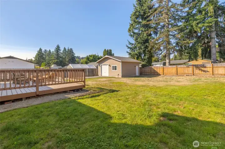 Large flat lot ...