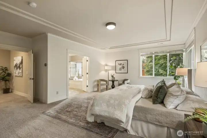 Wake each morning to green views and songbirds right outside your window.