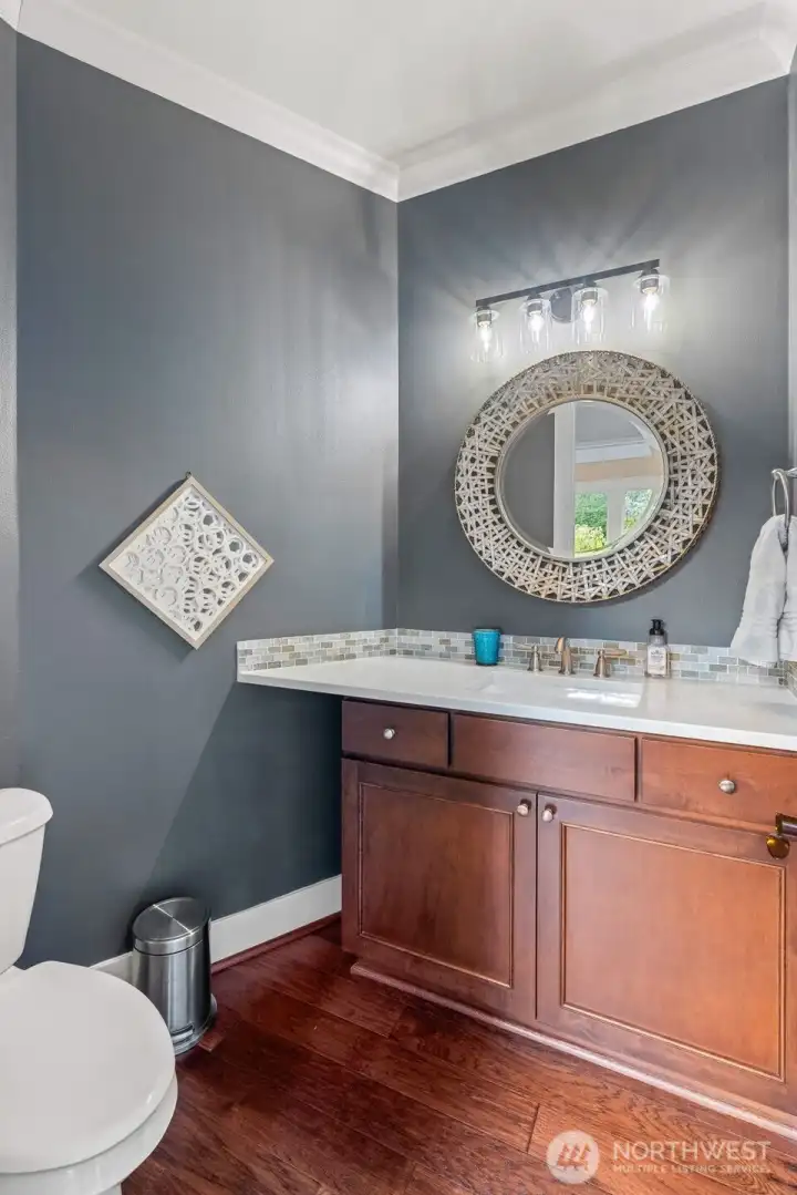 Guest bathroom on the main floor.