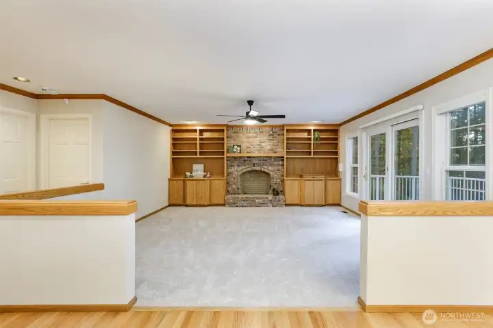 More built-in cabinetry here too.    New carpet throughout this ready to move-in gem.