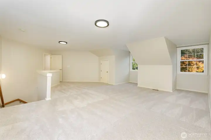 The photos simply don't do justice to the size of the second level bonus room.