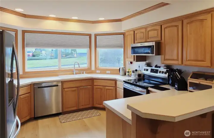 Large open kitchen