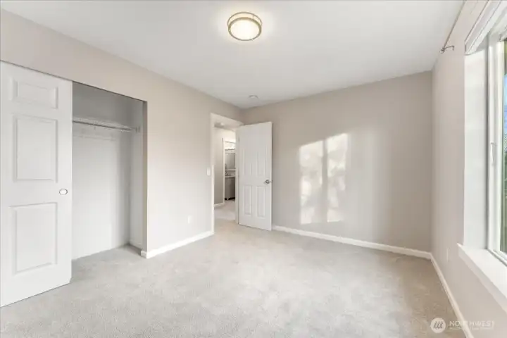 The additional bedrooms are bright and versatile and can easily be used as a den or flex space to suit a variety of needs.