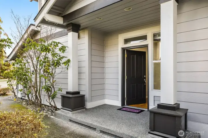 Fresh exterior paint