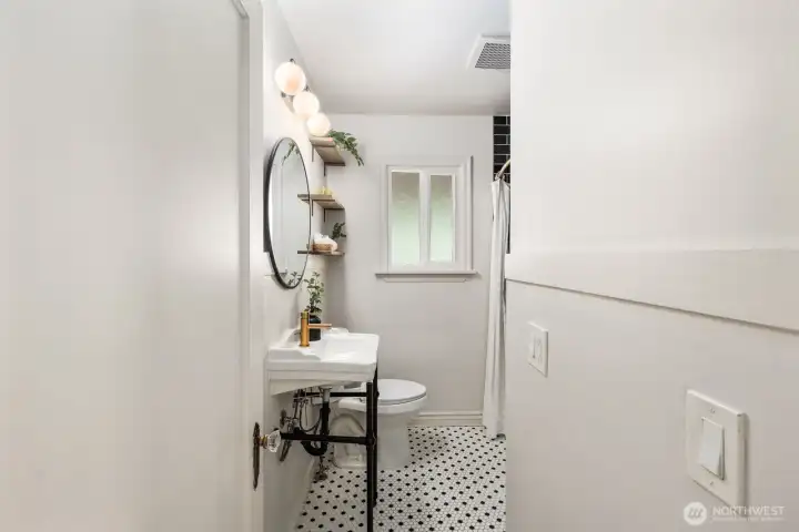 New tile and lighting.