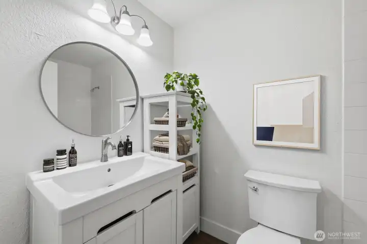 Bathroom (virtually staged)