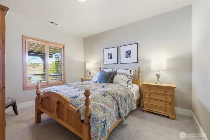 This is one of three rooms located downstairs.  Lower level has two bedrooms plus an extra finished room.