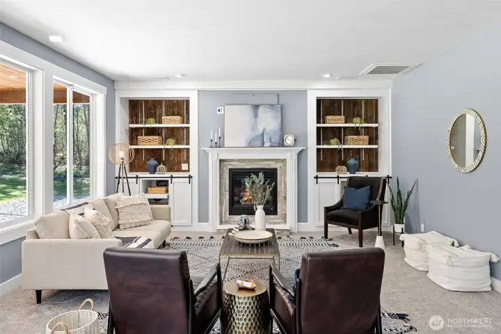 Gas fireplace (propane)