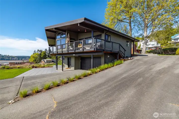 Paved entry off Lower and Main levels