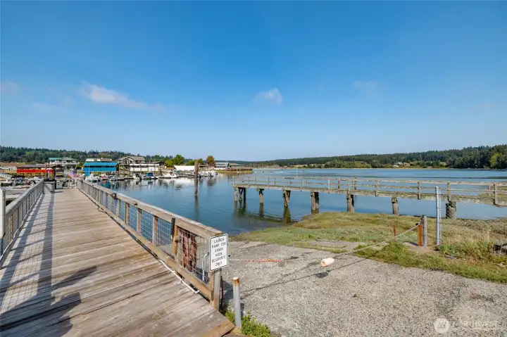 Private boat launch
