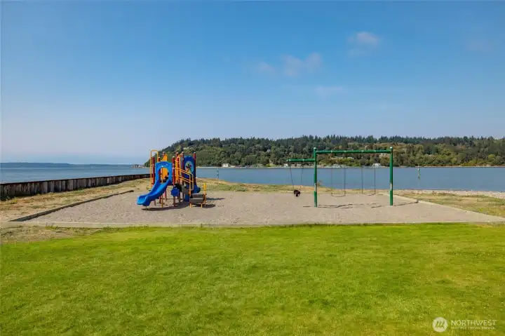 Community Playground- community tennis and basketball courts
