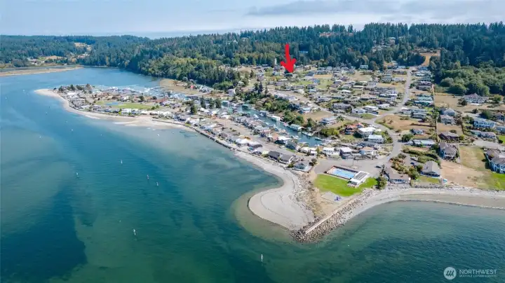 Private community beach walking distance from your front door